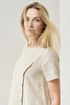 Linen summer dress Moss